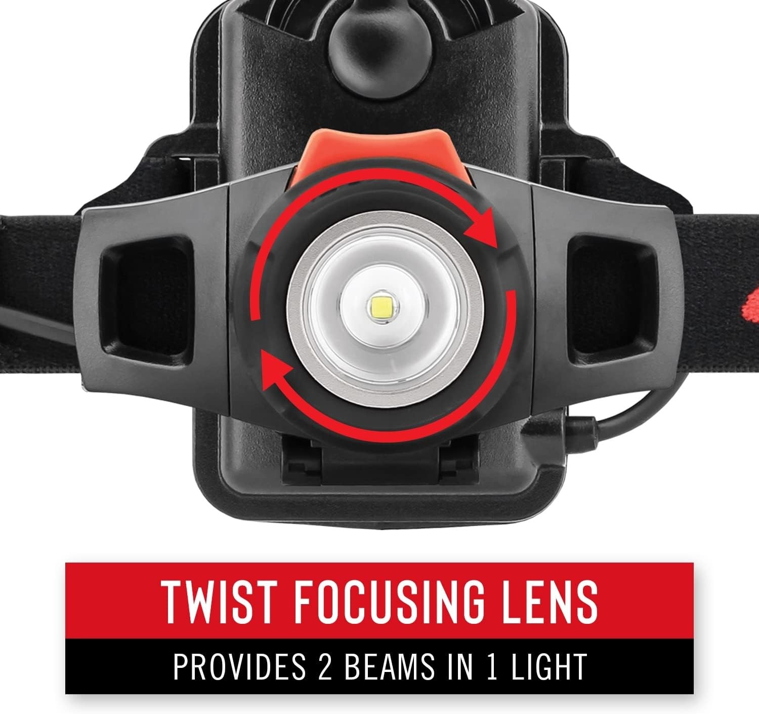 COAST HL7 330 Lumen Focusing LED Headlamp with TWIST FOCUS™, Black