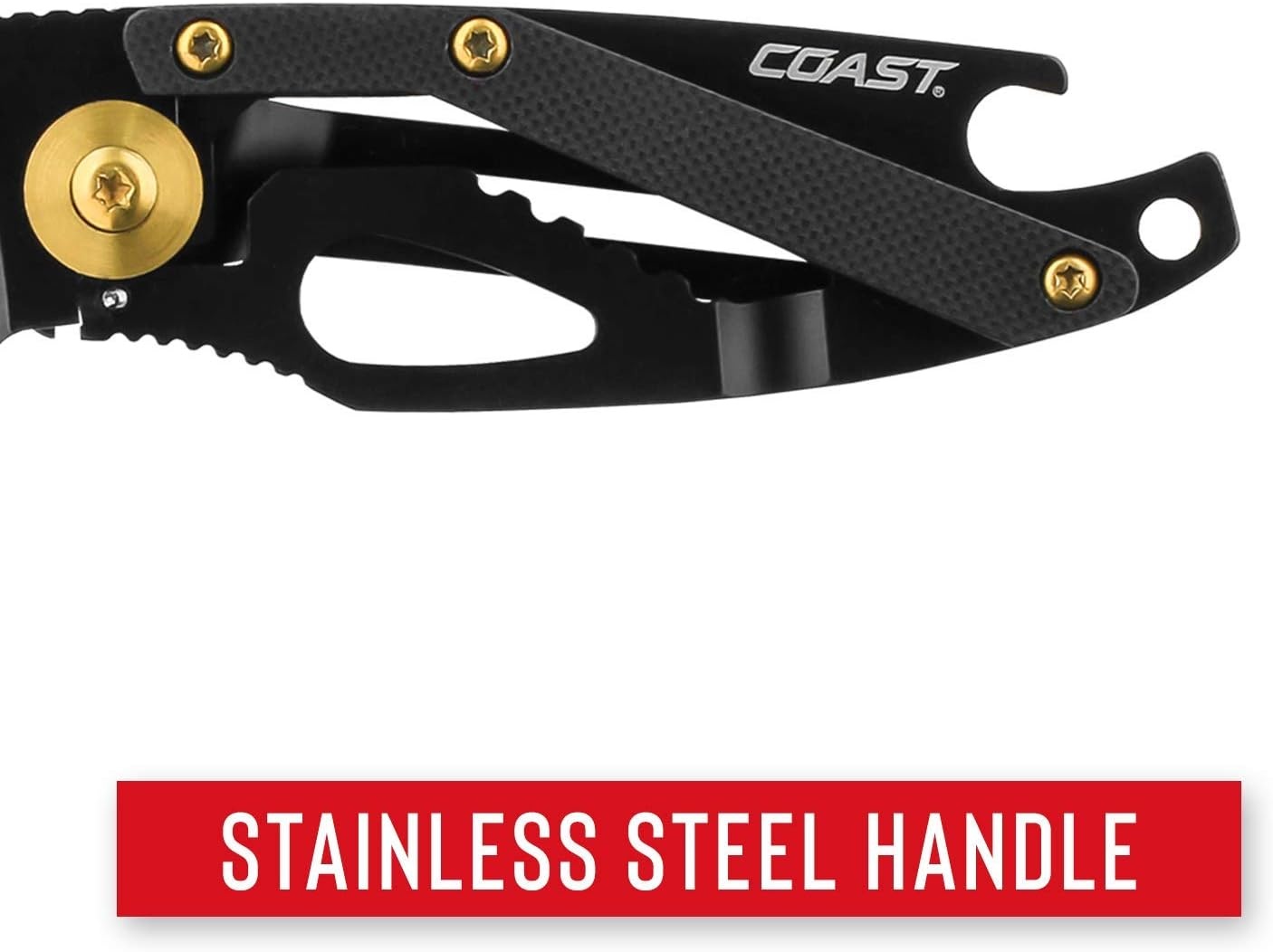 Coast® FX200 2 in. Stainless Steel Blade Pocket Knife with Money Clip
