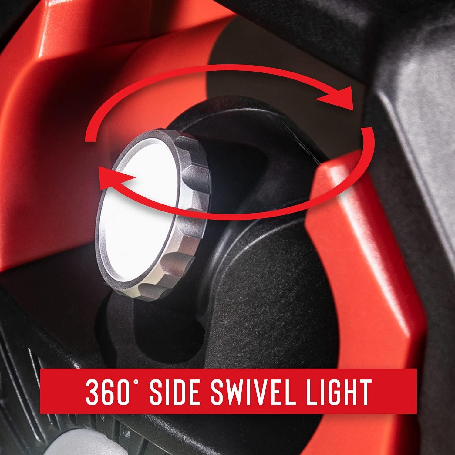 Coast WLR2 2000 Lumen RECHARGEABLE-DUAL POWER LED Work Light with TRI-BEAM TWIST FOCUS and 360-Degree Swivel Light