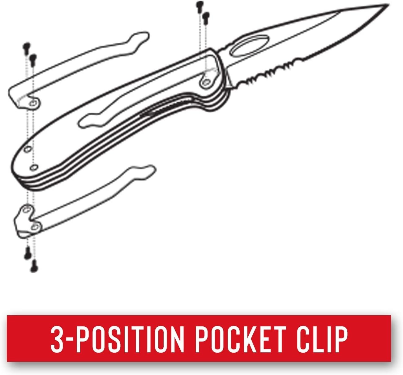 Coast – 20073 DX357 Double Lock Folding Knife with 3.5″ Serrated Stainless Steel Blade