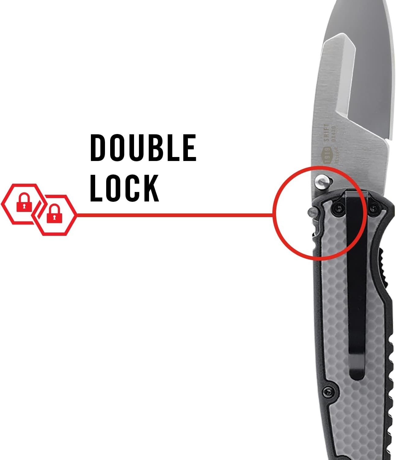 COAST SHIFT, EDC Replaceable Blade Folding Knife(Shift + gut hooks (6 pc))