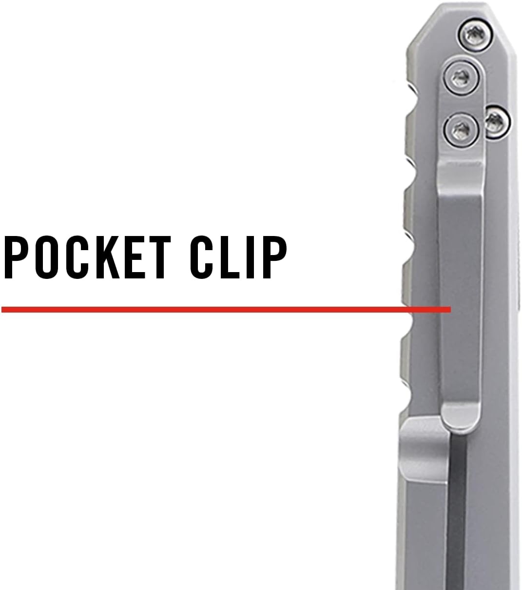 Coast Founder’s Collection ORIGIN EDC LX532 Folding Pocketknife, Flipper Tab, Frame Lock, Pocket Clip, Stainless-Steel, Black(STAINLESS)