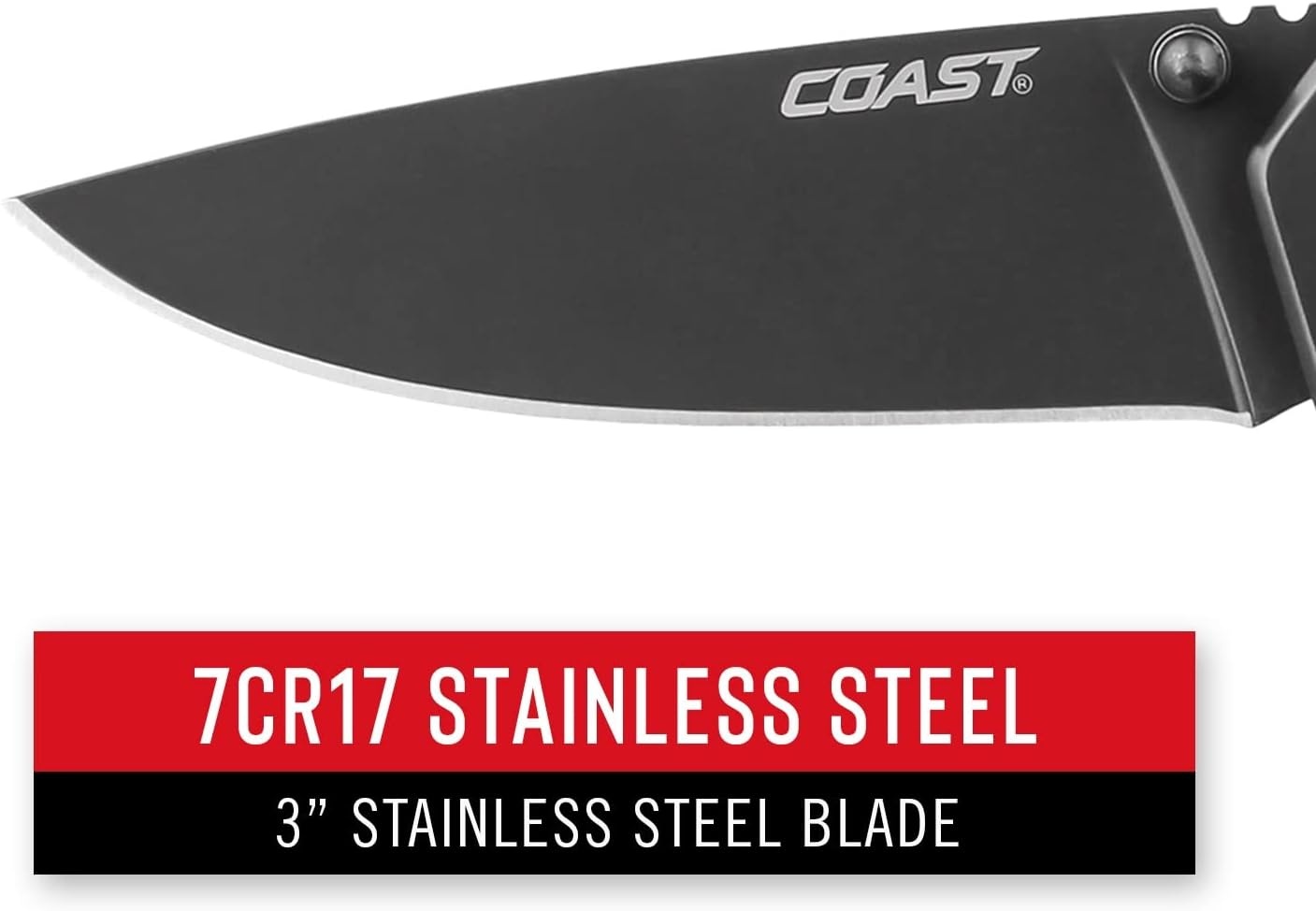Coast® FDX302 DOUBLE LOCK™ Folding Knife with 3″ Stainless Steel Blade