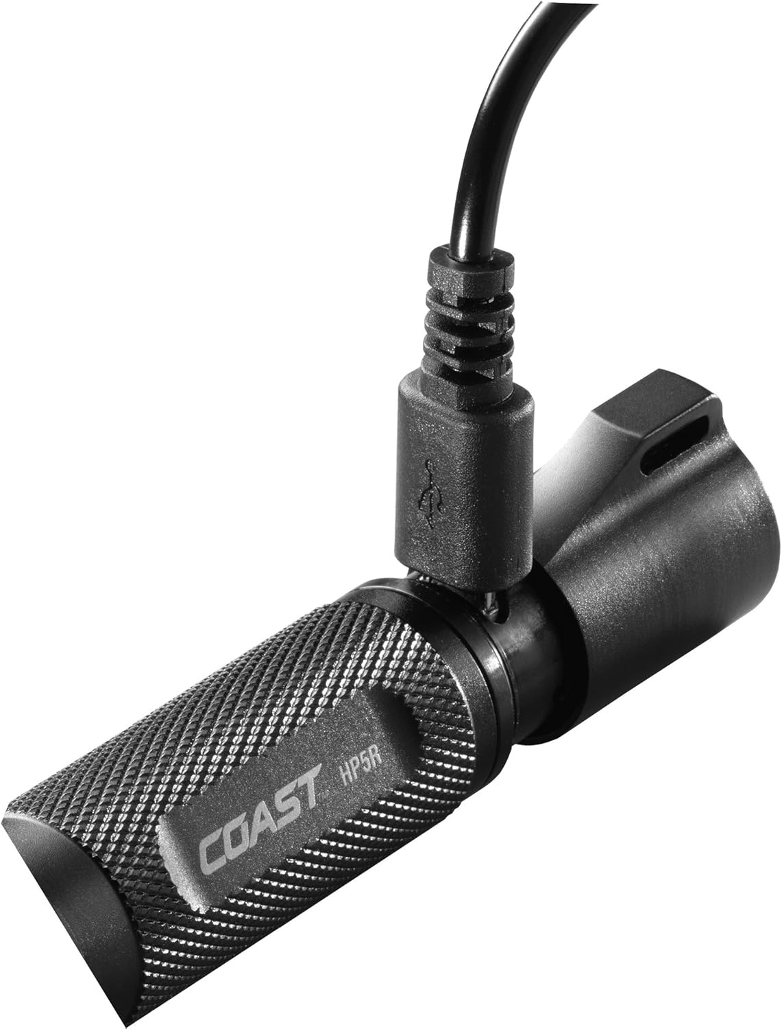 COAST® HP5R Rechargeable Focusing 185 Lumen LED Flashlight, Black