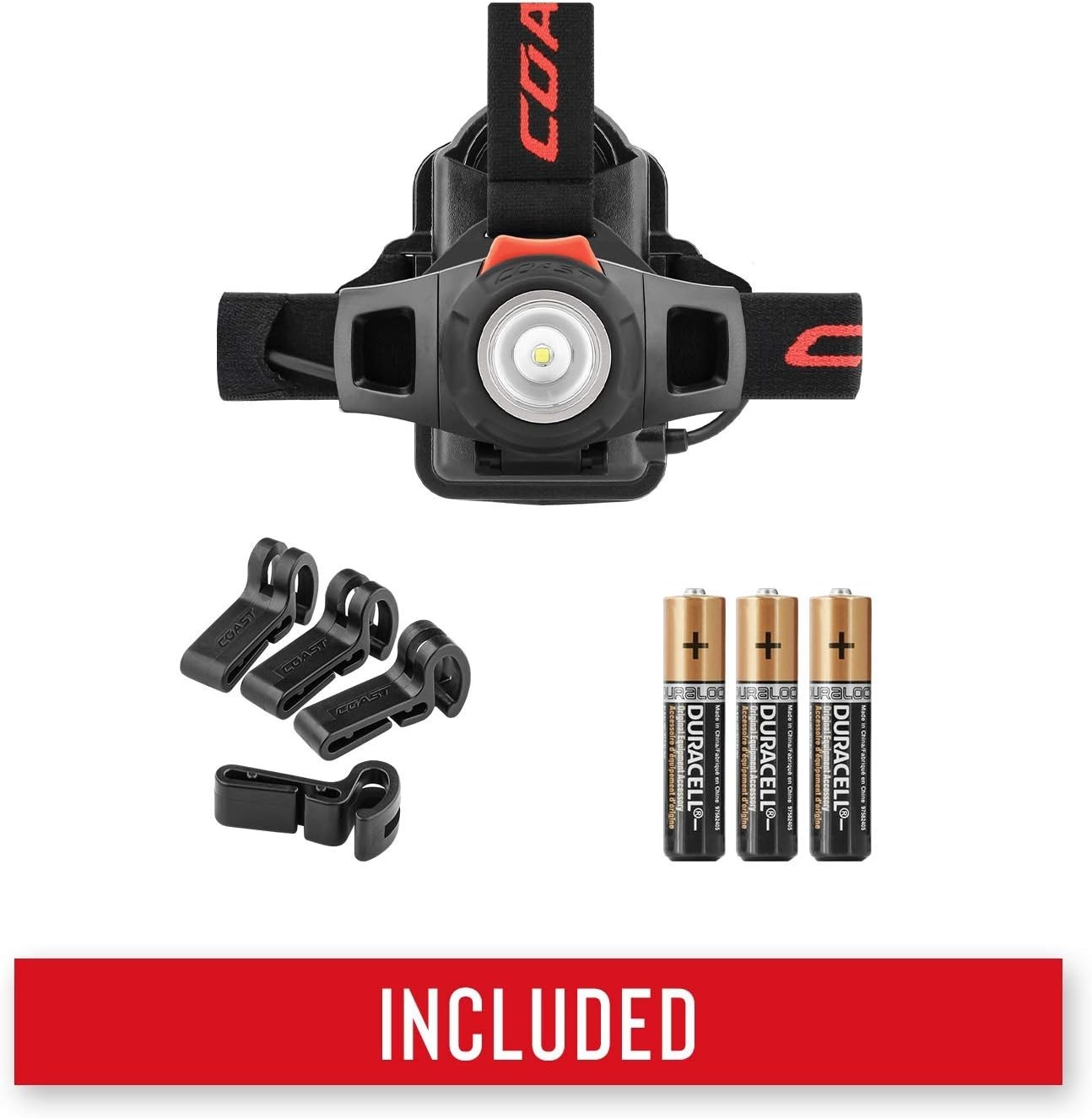 COAST® HL27 360 Lumen PURE BEAM® LED Headlamp with TWIST FOCUS™ and Variable Light Control Wheel