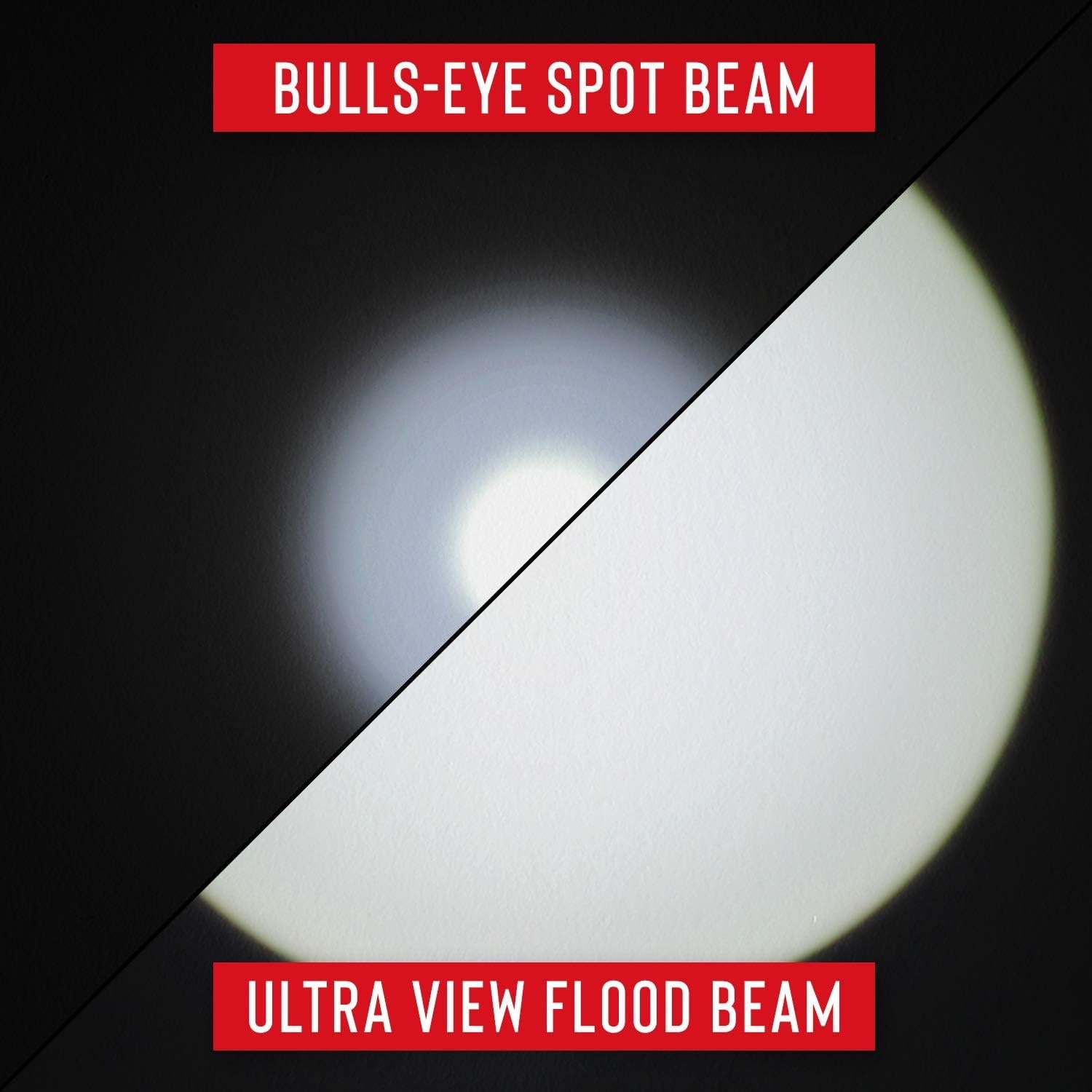 Coast FL85 615 Lumen Dual Color Pure Beam Focusing LED Headlamp with Twist Focus Hinged Beam Adjustment, Hard Hat Compatibility and Reflective Strap, Red
