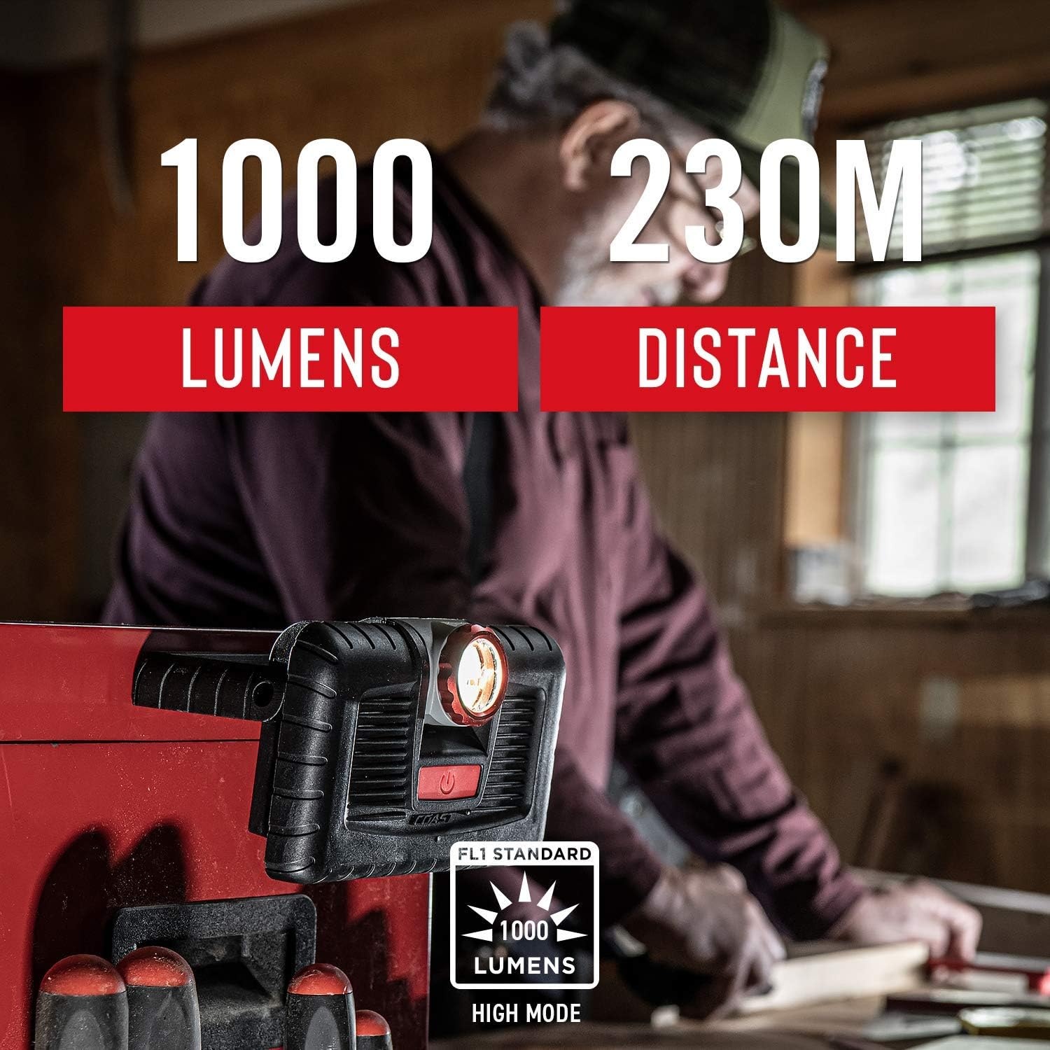 Coast – 30363 COAST PM310 1000 Lumen Alkaline Dual Power Magnetic Focusing LED Work Light
