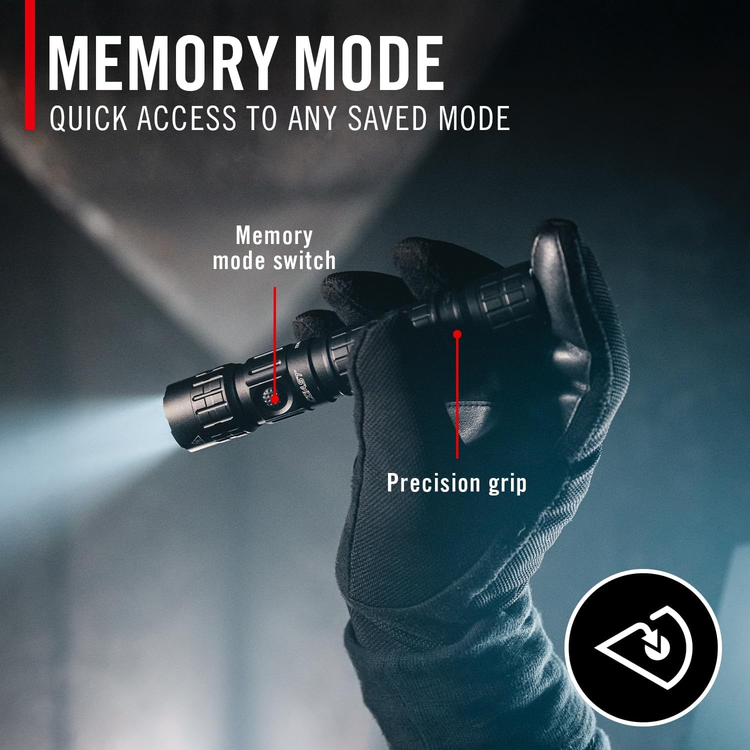Coast TX300R 3000 Lumen Rechargeable Long Range Tactical LED Flashlight with Strobe, Spot and Flood Beams – POWERiQ™ Digital Display, Durable Aluminum Build