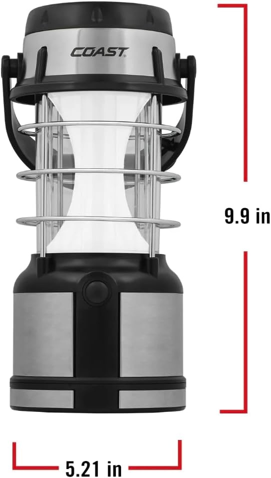COAST® EAL17 580 Lumen LED Emergency Area Light, 4 Light Modes(50 Hour Runtime  Dual Color  4 x D)